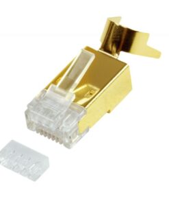 Plug Modulare Dorato RJ45 CAT.8.1/CAT.6A 10pz