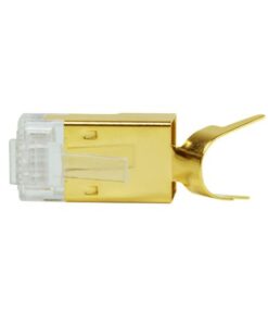 Plug Modulare Dorato RJ45 CAT.8.1/CAT.6A 10pz