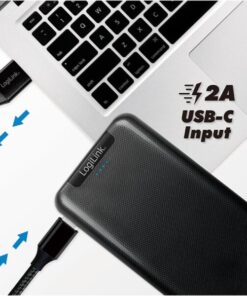 Power Bank 20000mAh 2 porte USB Nero