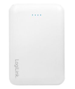 Power Bank 5000mAh Polimeri di Litio 2xUSB Bianco