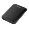 Power Bank 5000mAh Polimeri di Litio 2xUSB Nero