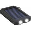 Powerbank Outdoor Energia Solare 8000 mAh con Torcia IP45 2xUSB Nero