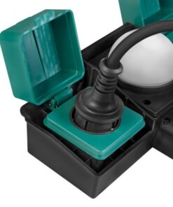 Presa esterna a 2 vie con sensore giorno/notte