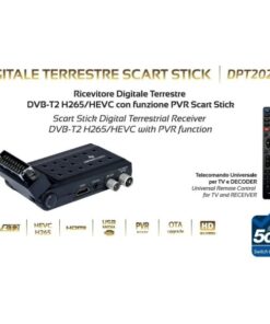 Ricevitore Digitale Terrestre DVB-T2 H265/HEVC
