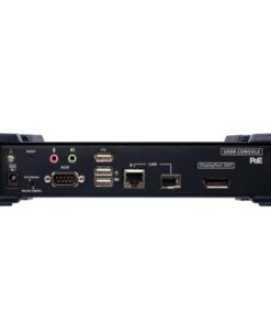 Ricevitore KVM over IP 4K DisplayPort a display singolo con PoE