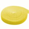 Rotolo di Velcro Gestione cavi Lunghezza 4m Larghezza 16mm Giallo