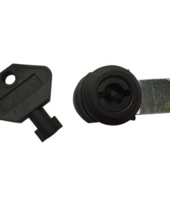 Serratura a Cilindro con Chiave in Plastica per Armadi Rack 19''