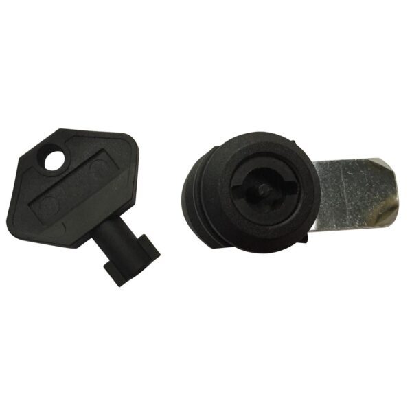 Serratura a Cilindro con Chiave in Plastica per Armadi Rack 19''