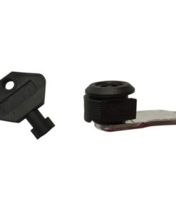 Serratura a Cilindro con Chiave in Plastica per Armadi Rack 19''