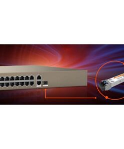 Smart Switch Desktop 16FE + 2GE / 1SFP con 16 porte PoE, TEF1218