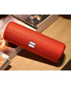 Speaker Portatile Bluetooth Tube Radio FM MicroSD USB 10W Rosso