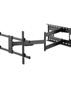 Staffa a Muro Braccio Estensibile fino a 1015 mm per LCD 43-80'' Nero