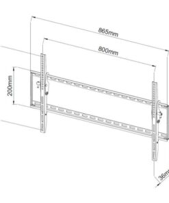 Staffa a Muro Fissa TV LED LCD 42-80''