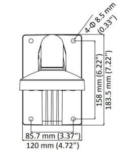 Staffa di Montaggio a Parete per Telecamera Dome, DS-1273ZJ-135