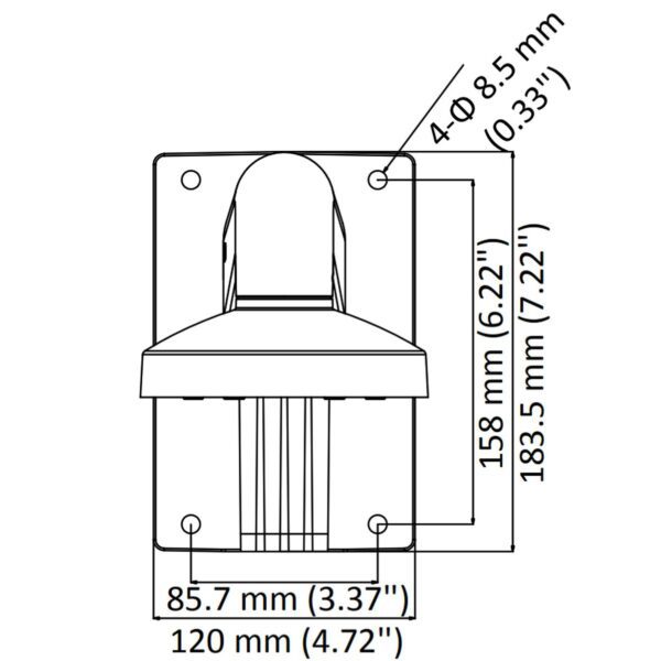 Staffa di Montaggio a Parete per Telecamera Dome, DS-1273ZJ-135