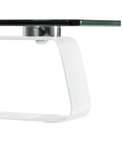 Stand da Scrivania per Monitor o Notebook in Vetro Trasparente