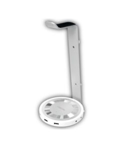 Stand in Alluminio per Cuffie con 3 porte USB3.0 e Audio