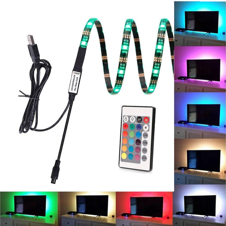 Striscia 30 LED RGB USB per Retro-illuminazione TV A++