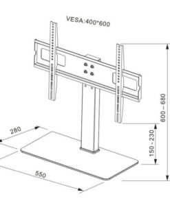 Supporto Universale da Tavolo per TV da 32'' a 55''