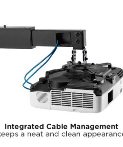Supporto da Parete Telescopico per Proiettori ottica corta extra estensione