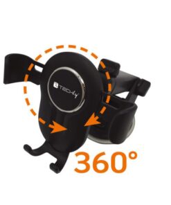 Supporto da auto per Smartphone con ventosa e sistema a gravità