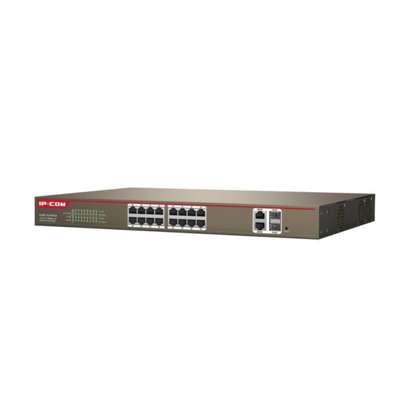 Switch 16 porte 10/100 con 2 porte gigabit/SFP combo con supporto Web-Smart