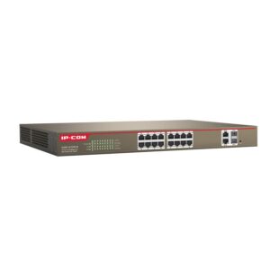 Switch 16 porte 10/100 con 2 porte gigabit/SFP combo con supporto Web-Smart