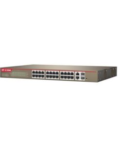 Switch 24 porte 10/100 con 2 porte gigabit/SFP combo con supporto Web-Smart