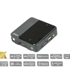 Switch KVM DisplayPort USB a 2 porte 4K UHD, CS782DP