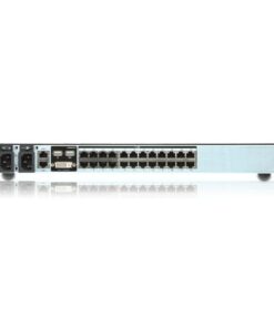 Switch KVM over IP Cat 5 a 24 porte con 1 accesso locale/2 remoti con Virtual Media