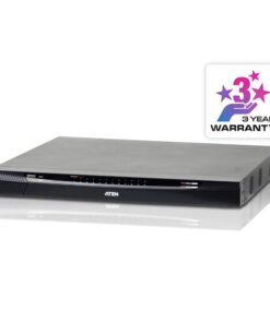 Switch KVM over IP Cat 5 a 24 porte con 1 accesso locale/2 remoti con Virtual Media