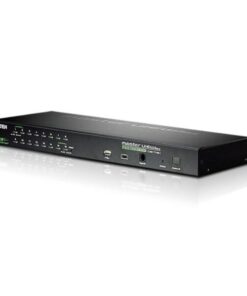 Switch KVM over IP PS/2-USB VGA a 16 porte per 1 accesso condiviso locale/remoto