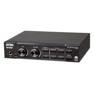 Switch matrix per presentazioni 4 x 2 True 4K con scalatura, DSP, e HDBaseT-Lite
