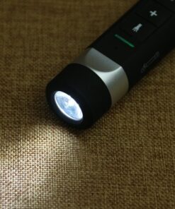 Torcia LED Power Bank con Speaker Bluetooth Lettore MP3 4 in 1 Nero