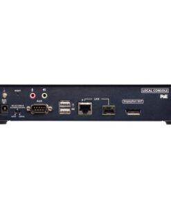 Trasmettitore KVM over IP 4K DisplayPort a display singolo con PoE