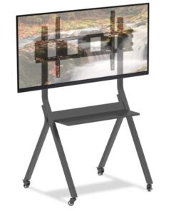 Trolley da Pavimento Mobile per TV LCD/LED/Plasma 30-110'' con Mensola