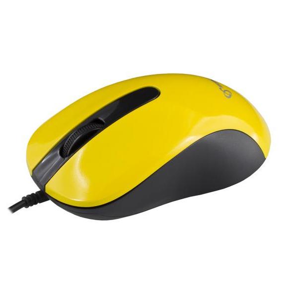 Mouse Ottico 3D USB 1000dpi M-901 Giallo