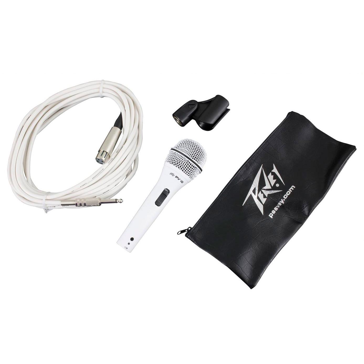 PEAVEY PV®I 2W WHITE MICROPHONE – 1/4” CABLE