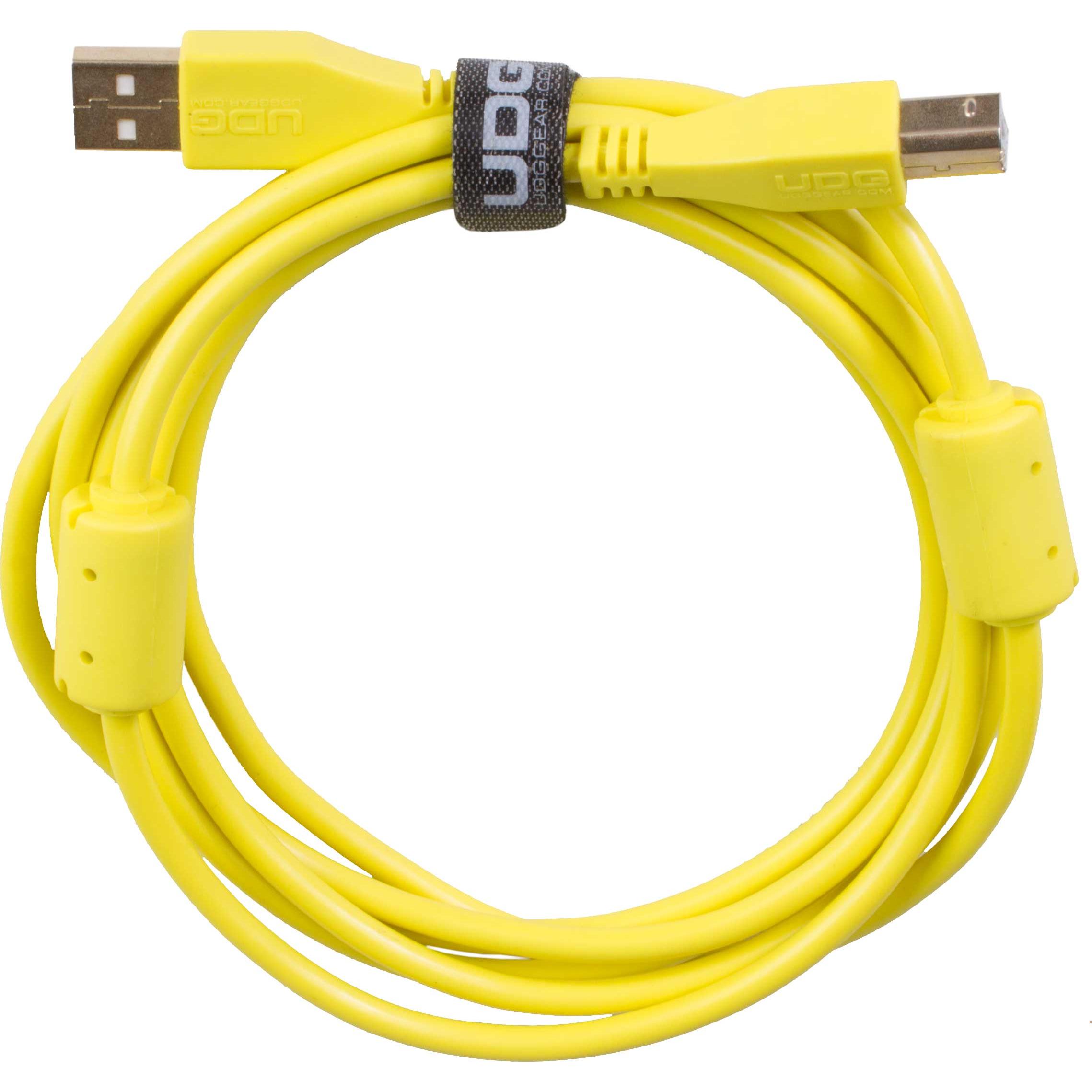UDG U95002YL - ULTIMATE AUDIO CABLE USB 2.0 A-B YELLOW STRAIGHT 2M