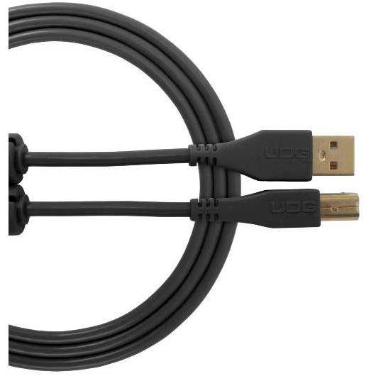 UDG U96001BL - ULTIMATE AUDIO CABLE USB 2.0 C-B BLACK STRAIGHT 1,5M