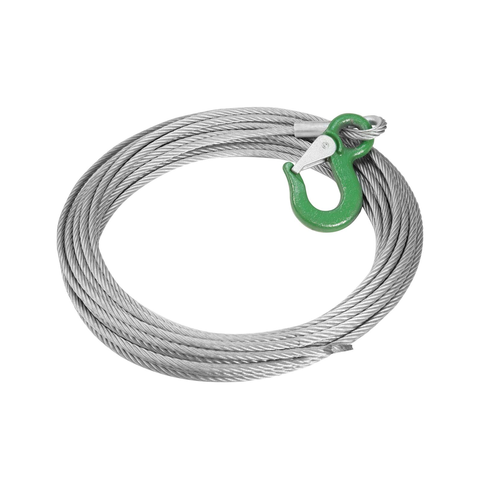 ACCESSORY Tower Steelrope 8mm  w. clamp