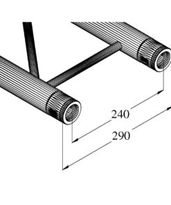 ALUTRUSS BILOCK BQ2-S290 2-way Cross Beam bk