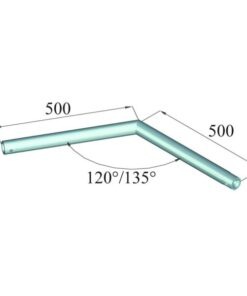 ALUTRUSS DECOLOCK DQ1-SC23 2-Way Corner 135° bk