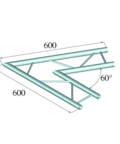 ALUTRUSS DECOLOCK DQ2-PAC20H 2-way Corner 60° bk