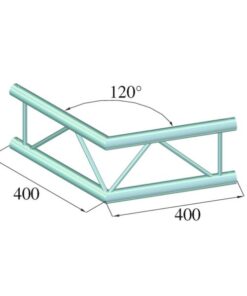 ALUTRUSS DECOLOCK DQ2-SPAC22V 2-way Corner 120°bk