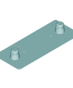 ALUTRUSS DECOLOCK DQ2-WPM Wall Mounting Plate MALE bk