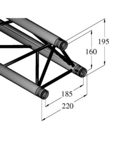ALUTRUSS DECOLOCK DQ3-S750 3-Way Cross Beam bk
