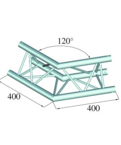 ALUTRUSS DECOLOCK DQ3-SPAC22 2-Way Corner 120° bk