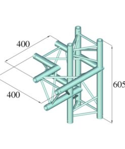 ALUTRUSS DECOLOCK DQ3-SPAC44 4-Way Corner left bk