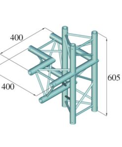 ALUTRUSS DECOLOCK DQ3-SPAC45 4-Way Corner right bk